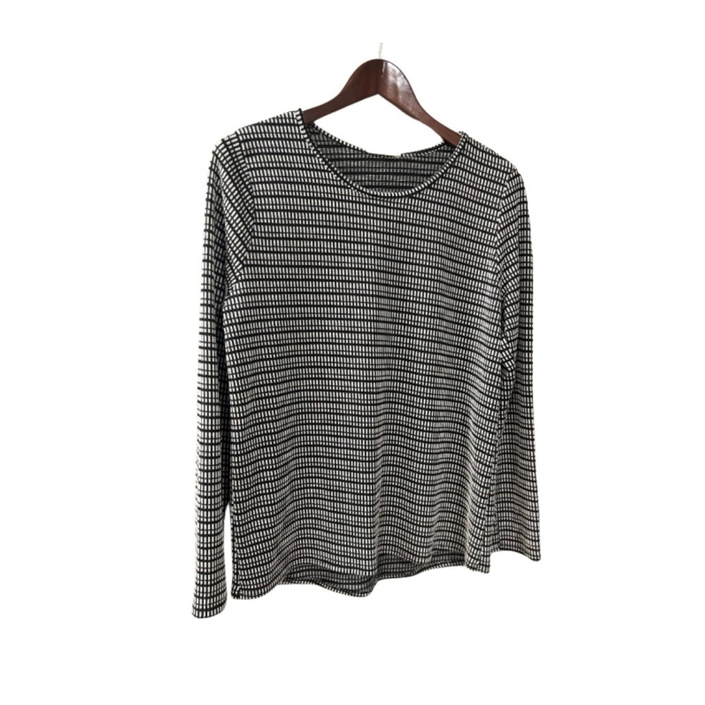Betsy Boutique Shop Women’s Long Sleeve Crew Neck Blouse Size XL
